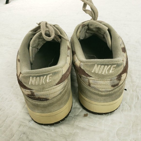 Nike Dunk Low Premium  Light Vegas Khaki Gold Chocolate Beige Camo Shoes Size 12 main image 6